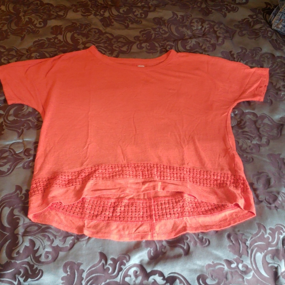 NEVER WORN kids XL orange top